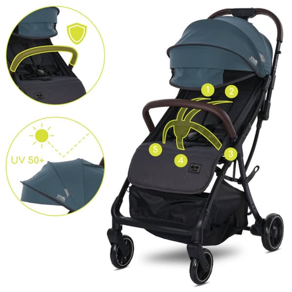 Lorelli Minori - automatisk foldbar klapvogn op til 22 kg | Opal