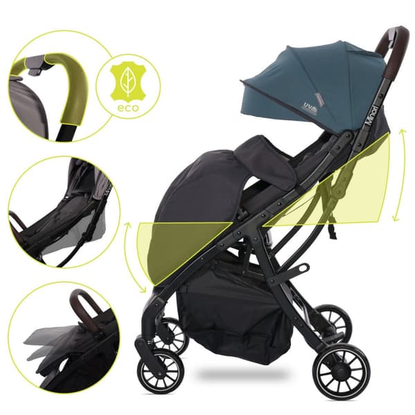 Lorelli Minori - automatisk foldbar klapvogn op til 22 kg | Opal