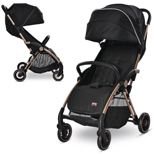 Lorelli Quick - automatisk foldbar klapvogn op til 22 kg | Sort