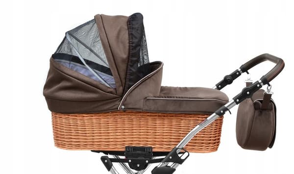 Barnvagn 3 djup sittdel Lux