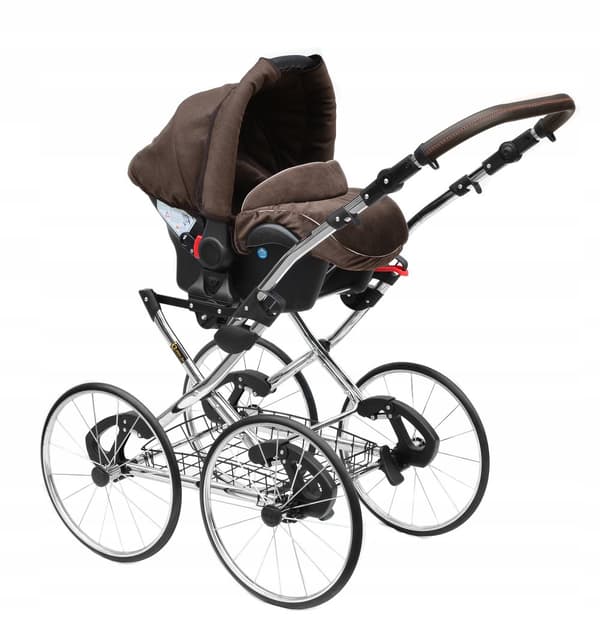 Barnvagn 3 djup sittdel Lux