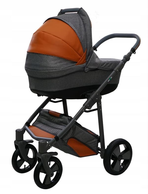 Barnvagn Multifunktionell 3-i-1 Djup Sits