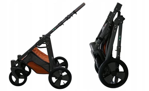Barnvagn Multifunktionell 3-i-1 Djup Sits