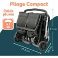 Miniatyrbild 3 av 6: Baby's Pushchair Bambisol Grey