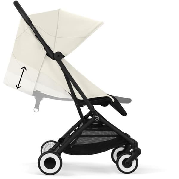 CYBEX - Ultrakompakt och bekväm barnvagn - ORFEO - 4 hjul - Canvas Vit