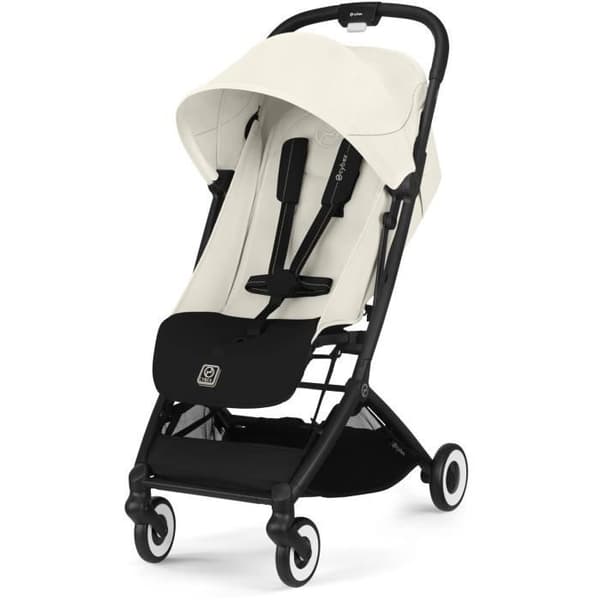 CYBEX - Ultrakompakt och bekväm barnvagn - ORFEO - 4 hjul - Canvas Vit