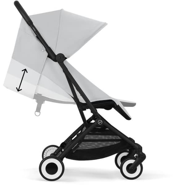 CYBEX - Erittäin kompakti ja mukava lastenrattaat - ORFEO - 4 pyörää - Sumunharmaa
