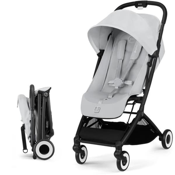 CYBEX - Erittäin kompakti ja mukava lastenrattaat - ORFEO - 4 pyörää - Sumunharmaa