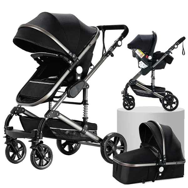 Barnvagn, 3-i-1-design, lättviktig och hopfällbar, XR012-B