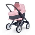 Pikkukuva 3 / 6: SMOBY - Bébé Confort - 3-in-1 -rattaat + vaunut vauvoille ja nukeille - äänettömät ja monisuuntaiset pyörät