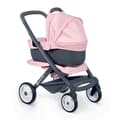 Pikkukuva 4 / 6: SMOBY - Bébé Confort - 3-in-1 -rattaat + vaunut vauvoille ja nukeille - äänettömät ja monisuuntaiset pyörät