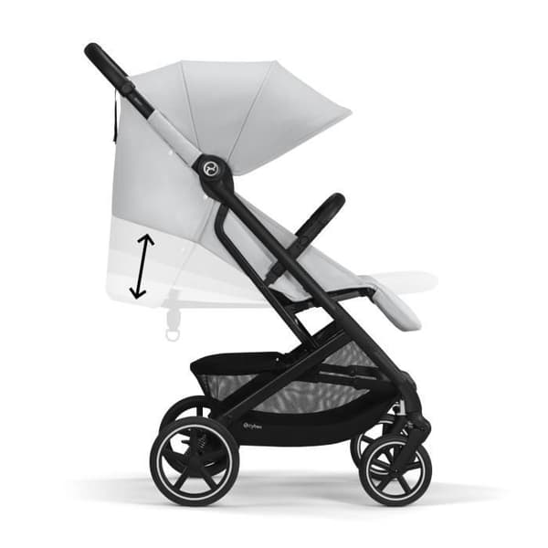 CYBEX - Beezy BLK -rattaat - Sumunharmaa