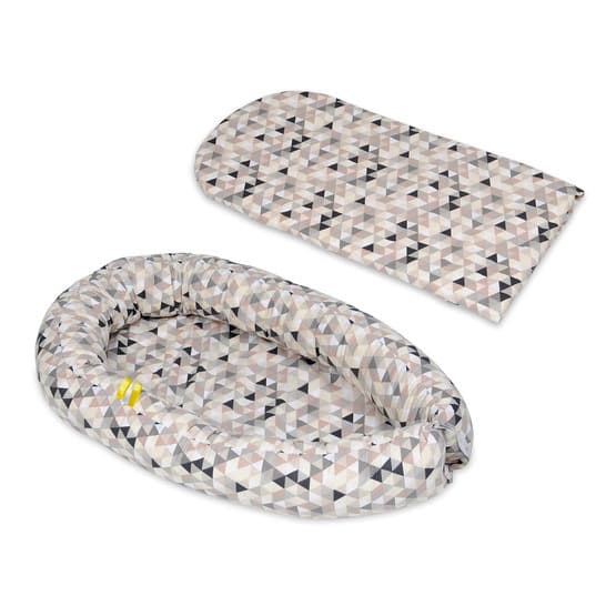 Babynest - Beige trekanter