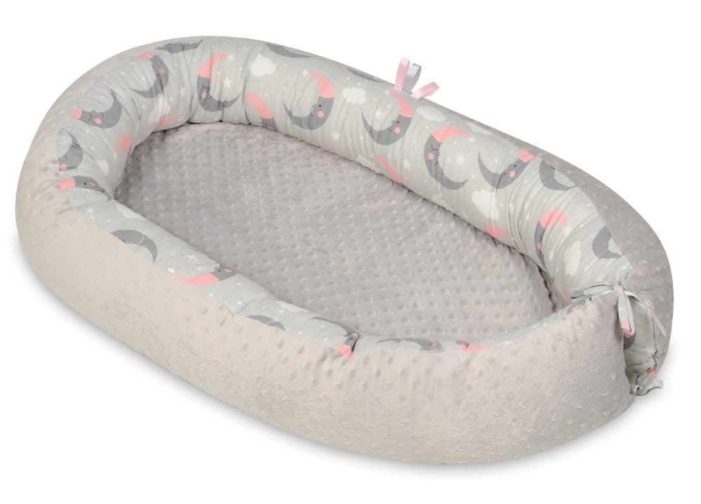 Babynest - babynest - 0-8 månader - 82x54cm - mane - grå