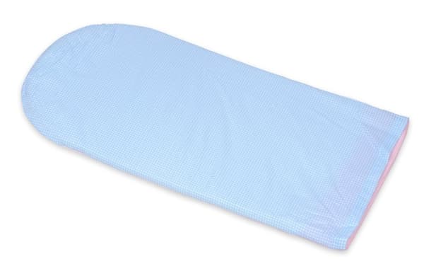 Babynest - vauvanpesä - 0-8kk - 100% puuvillaa - 82x54cm - sininen ruudullinen - vaaleanpunainen ruudullinen
