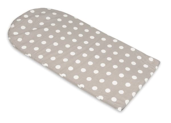 Babynest - vauvanpesä - 0-8kk - 100% puuvillaa - 82x54cm - pilkkuja harmaalla