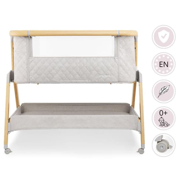 Dreemy 3-in-1 vuodesohva, alle 9 kg painaville lapsille, korkeuden säätö 7 tasossa, 4 kuljetuspyörää,
