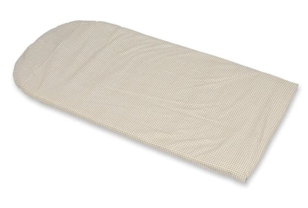 Vikingchoice Beige Rutig Babynest - 100% Bomull, Bärbar & Tvättbar för Nyfödda