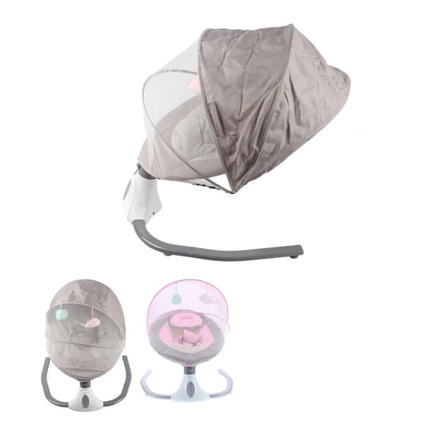 Elektrisk Babysäng, Fjärrkontrollsfunktion, Lugnande Gungande Rörelse, USB-laddning