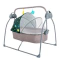 Miniatyrbild 2 av 2: Babysäng, Fällbar Elektrisk Design, Fjärrkontrollsfunktionalitet,grön