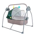 Miniatyrbild 1 av 2: Babysäng, Fällbar Elektrisk Design, Fjärrkontrollsfunktionalitet,grön