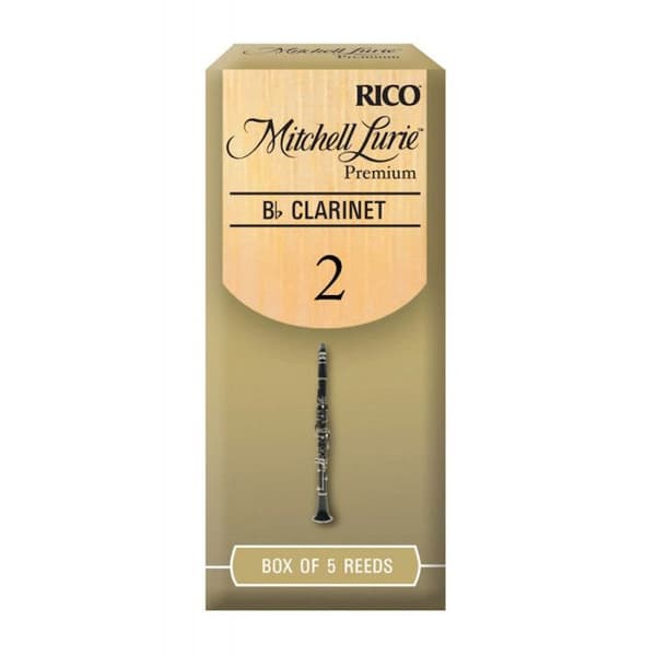 Rico Mitchell Lurie Premium Bb klarinettrör, Strength 2.0, Pack of 5