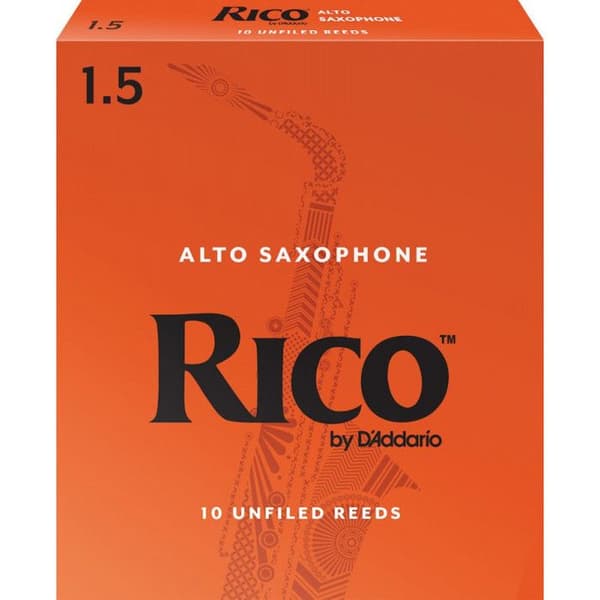 10 vass Rico Orange Altsaxofon styrka 1,5