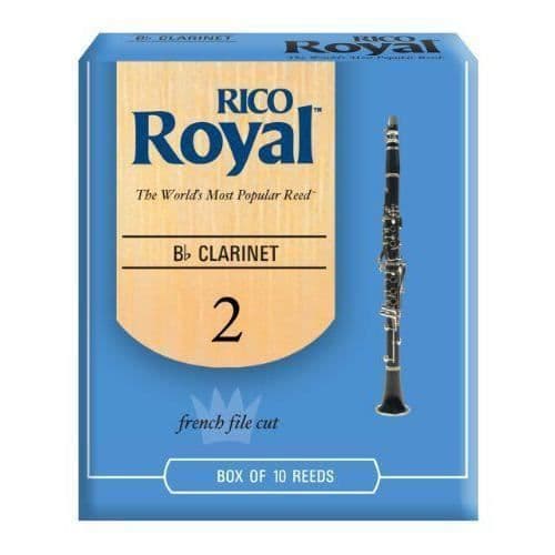 Rico Anches Royal för klarinett B, styrka 2.0, paket om 10 - RCB1020