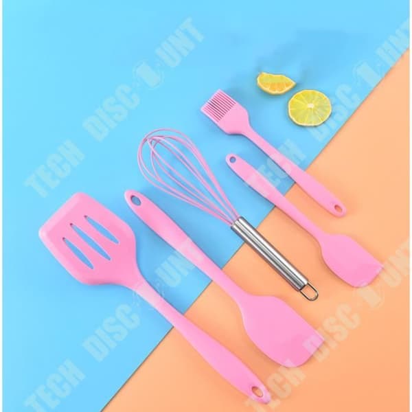 TD® Set med 5 Köksredskap Set Mat Grill Silikon MATBORSTE