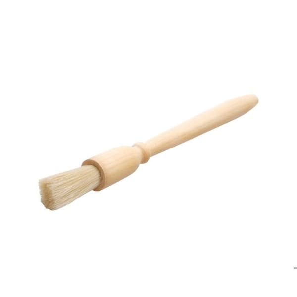 KitchenCraft Traditionell bakpensel i trä med rena borst 19 cm