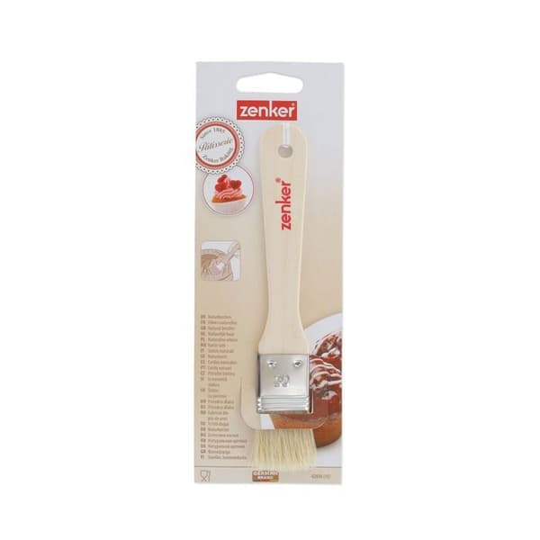 Köks- och bakpensel 19 cm i naturliga borstar Zenker