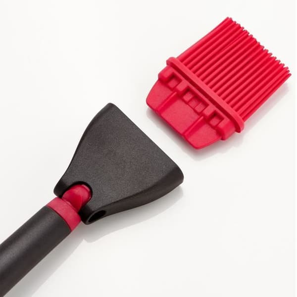 Silikonborste - TEFAL - K2072414 - Svart och röd - Hög motståndskraft - Kompatibel med diskmaskin