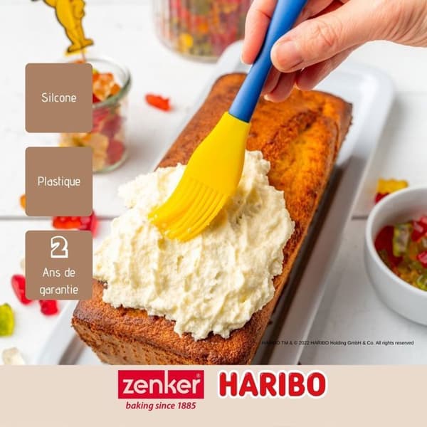 Köks- och bakpensel 19,8 cm i silikonborst Zenker Haribo