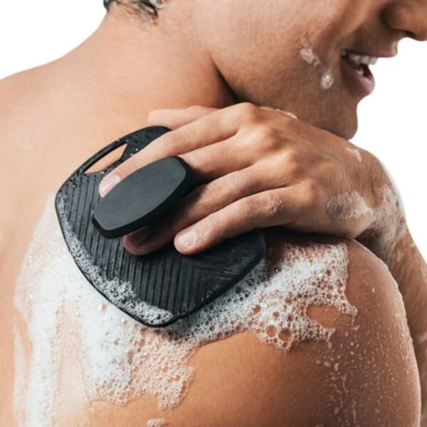 Exfolierande Silikon Duschborste för Män – Body Scrubber