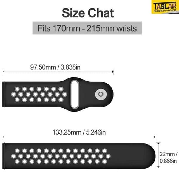 Xiaomi Mi Watch Lite Stilren Sportarmband Runnr® Svart / Grå