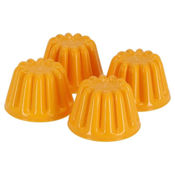 Patisse Pudding Vormen 100 ml 4 kpl Geel
