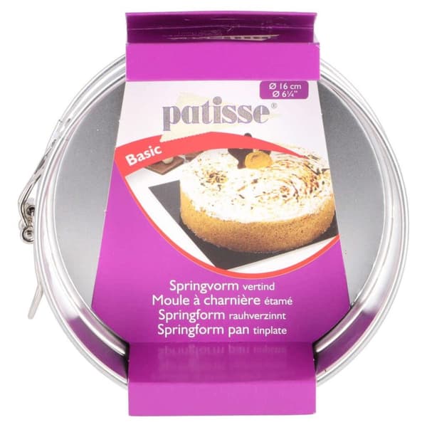 Patisse springform 16 cm silver