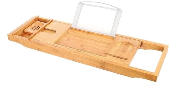 Badekarshylde / Hylde til Badekar - Justerbar