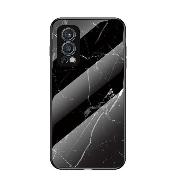 OnePlus Nord 2 5G Marmorskal 9H Härdat Glas Baksida Glassback® V2