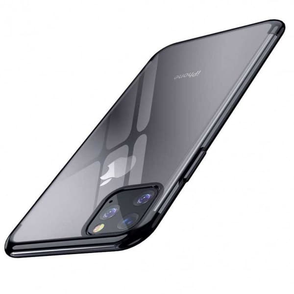 iPhone 12 Mini Stötdämpande Gummiskal V2 Svart