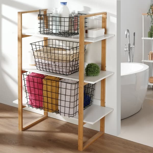 Liten svart trådkorg - H16 cm