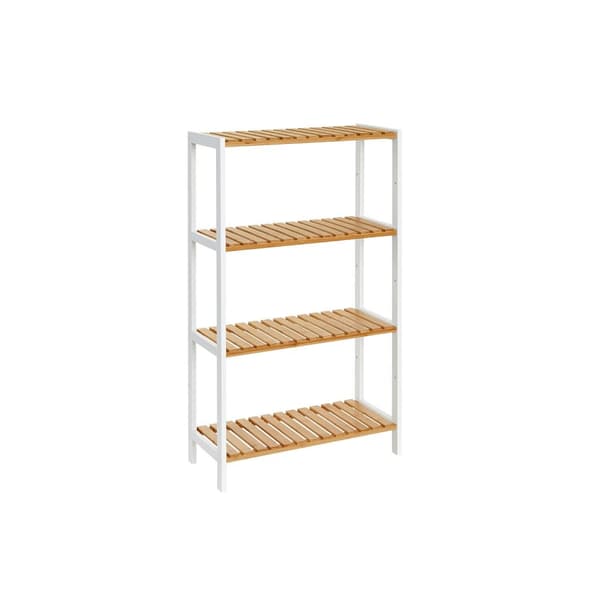 Bambus bambus 26 x 60 x 100 cm hvid-naturlig farve