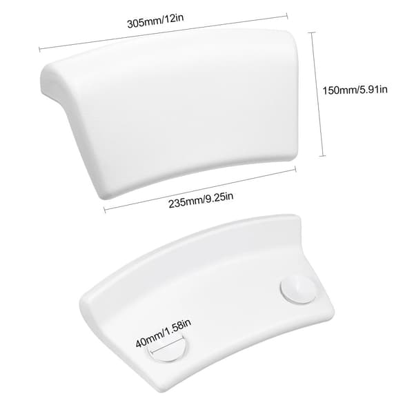 Blød Badepude, Ergonomisk Design, Vandtæt Materiale,A