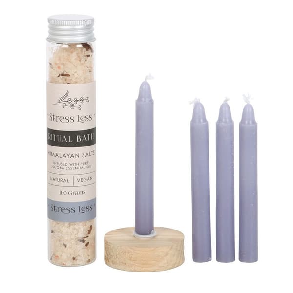 Something Different Stress Less Herbal Ritual Bath Set Purple One Size