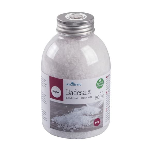 Badsalt 600g flaska - Vit Rayher