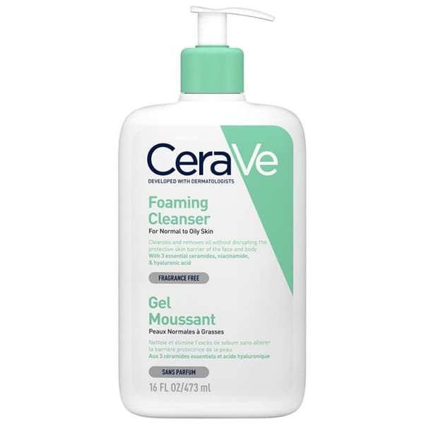 Foaming Gel - Cerave - 473ml - Normal till fet hud - Hypoallergen - Icke-komedogen