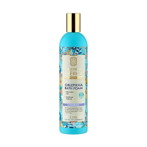 NATURA SIBERICA - Badskum med organisk havtorn hydrosol 550 ml