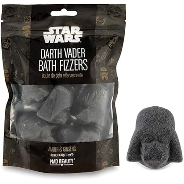 Bath fizzies - DISNEY - Darth Vader - Svart - 6 delar - Vuxen - Blandat - Alla hudtyper