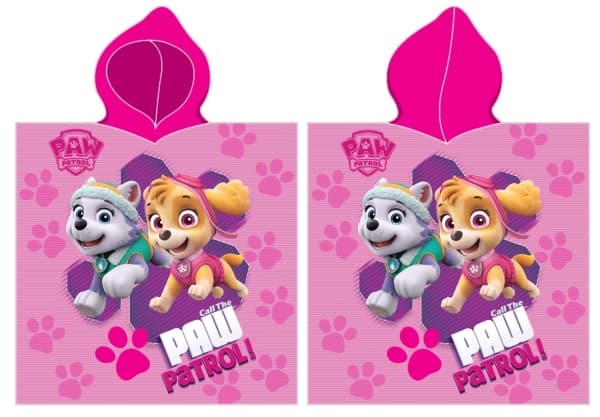 Paw Patrol Poncho - 100 procent bomuld