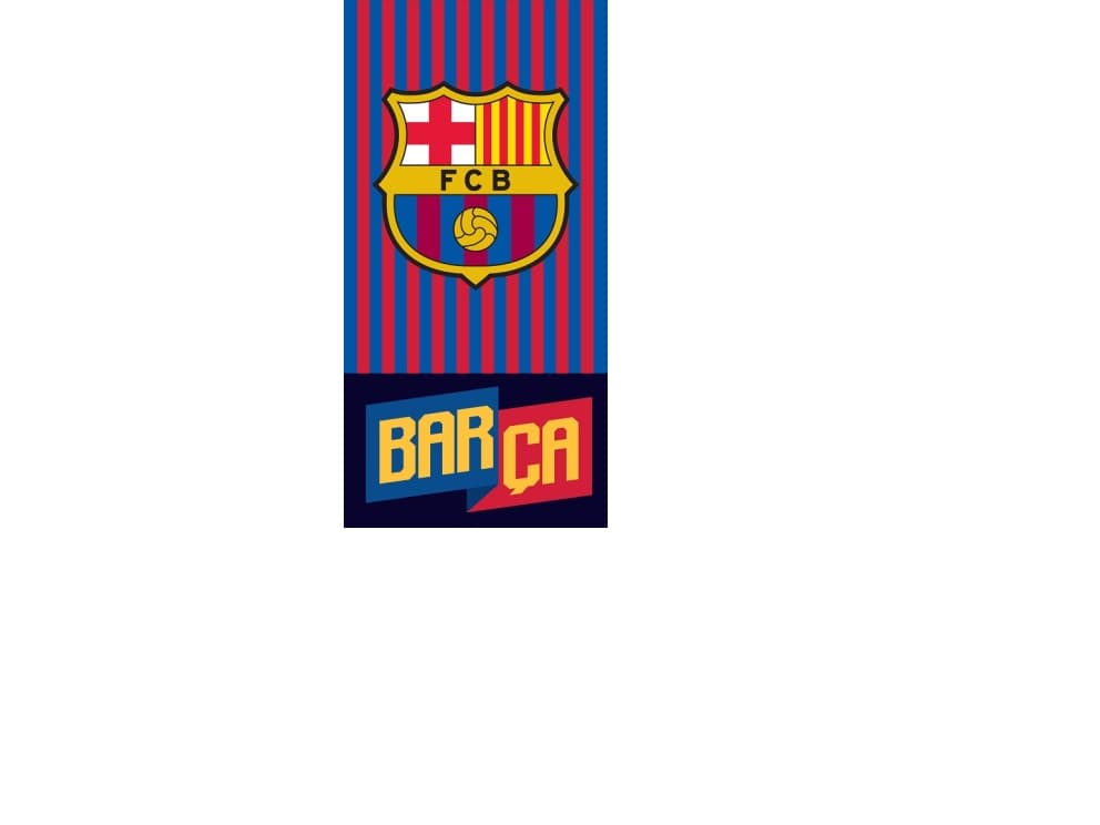 FC Barcelona Badehåndklæde 70 x 140 cm